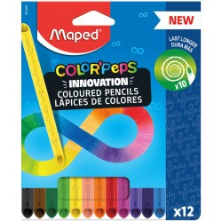 LAPIZ MAPED COLORPEPS INFINITY 12 COLORES SURTIDOS