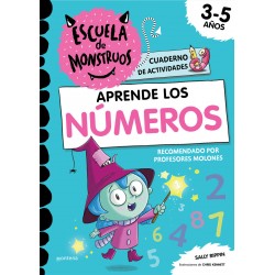 APRENDER LOS NUMEROS EN LA ESCUELA DE MONSTRUOS 3 A 5