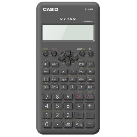 CALCULADORA CIENTIFICA CASIO 10+2 DIGITOS FX-82 MS (2 líneas)