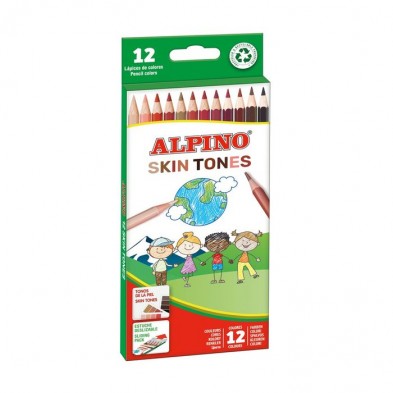 LAPIZ ALPINO SKIN TONES 12 COLORES