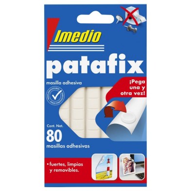 MASILLA ADHESIVA IMEDIO PATAFIX REMOVIBLE 80 UDS