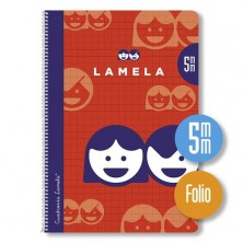 LAMELA BLOC tapa BLANDA Fº 80h CUADROVIA 5 mm