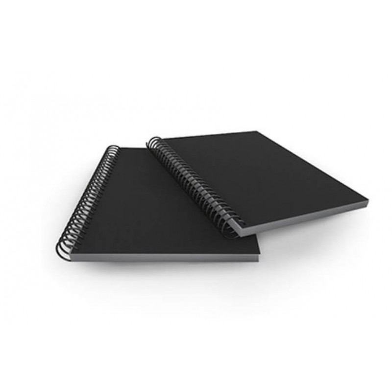CARPETA 20 FUNDAS ESPIRAL A4 PP NEGRO