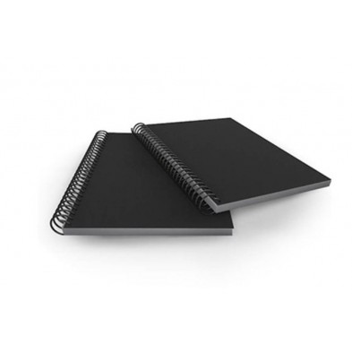 CARPETA 20 FUNDAS ESPIRAL A4 PP NEGRO