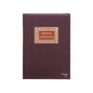 LIBRO CONTABILIDAD FOLIO NATURAL 100H CUENTAS CORRIENTES