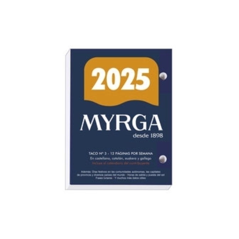 TACO BUFFET (2025) MYRGA 8,3x11 Nº 3 AUTONOMICO