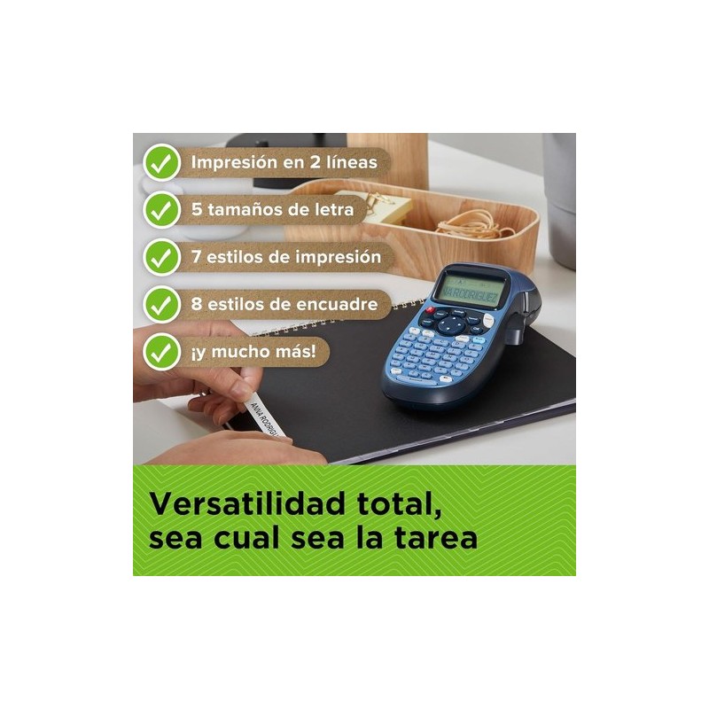 MAQUINA DYMO LETRATAG LT100H + CINTA