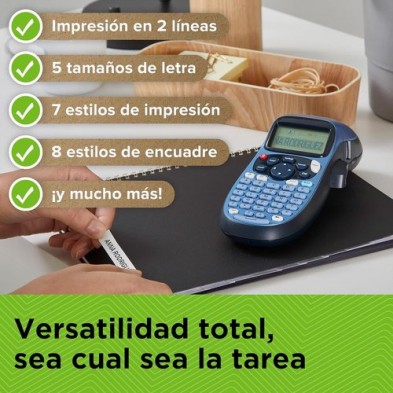 MAQUINA DYMO LETRATAG LT100H + CINTA