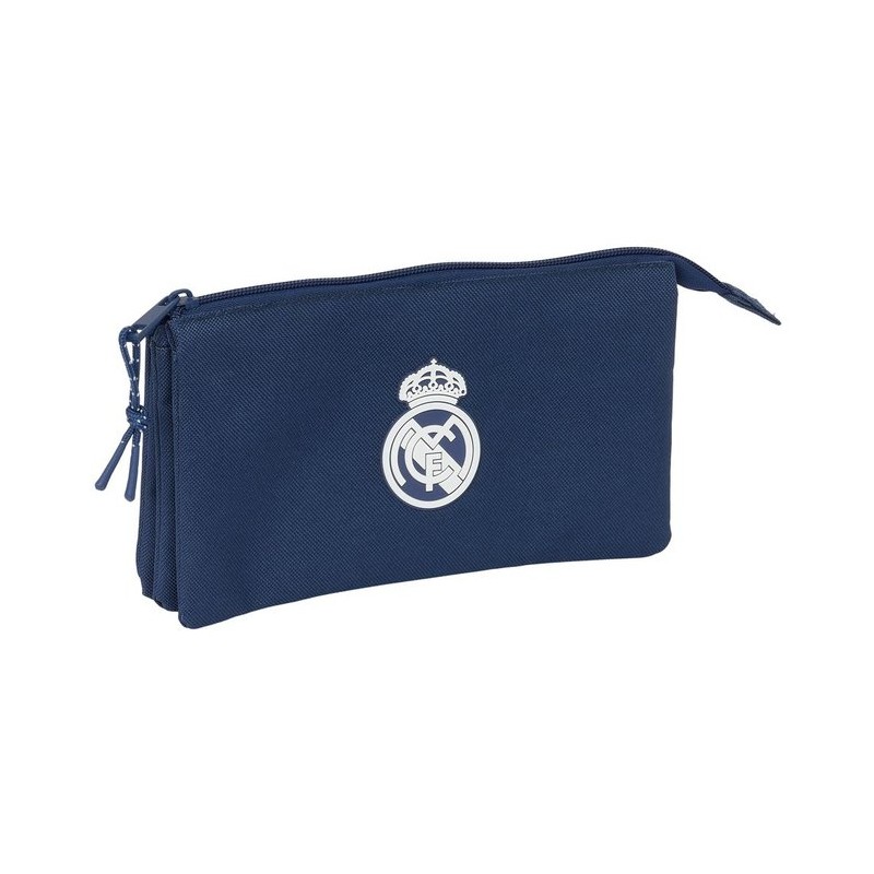PORTATODO TRIPLE REAL MADRID AZUL MARINO