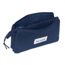 PORTATODO TRIPLE REAL MADRID AZUL MARINO