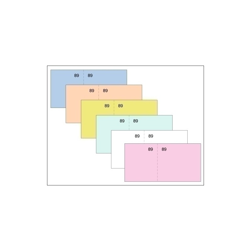 TALONARIO CAJA 6 DE 4º NUMERADOS LOAN VERDE