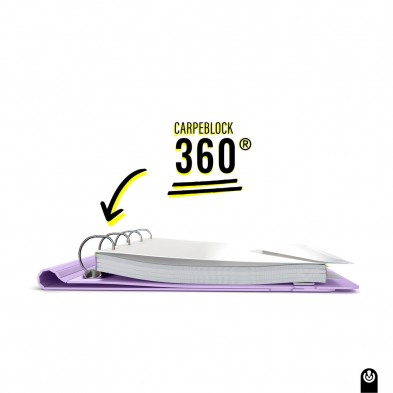 CARPEBLOC 360º FOAM MY RULES MALVA CUADRO 5MM 90G 100H