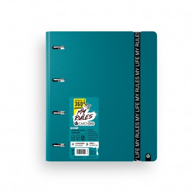 CARPEBLOC 360º FOAM MY RULES DEEP GREEN CUADRO 5MM 90G 100H