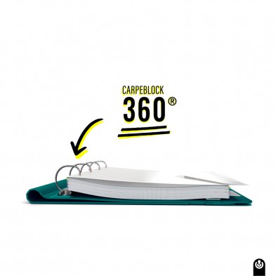 CARPEBLOC 360º FOAM MY RULES DEEP GREEN CUADRO 5MM 90G 100H