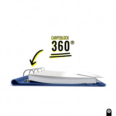 CARPEBLOC 360º FOAM MY RULES DEEP BLUE CUADRO 5MM 90G 100H