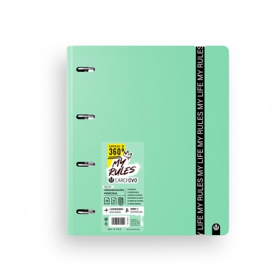 CARPEBLOC 360º FOAM MY RULES JADE CUADRO 5MM 90G 100H