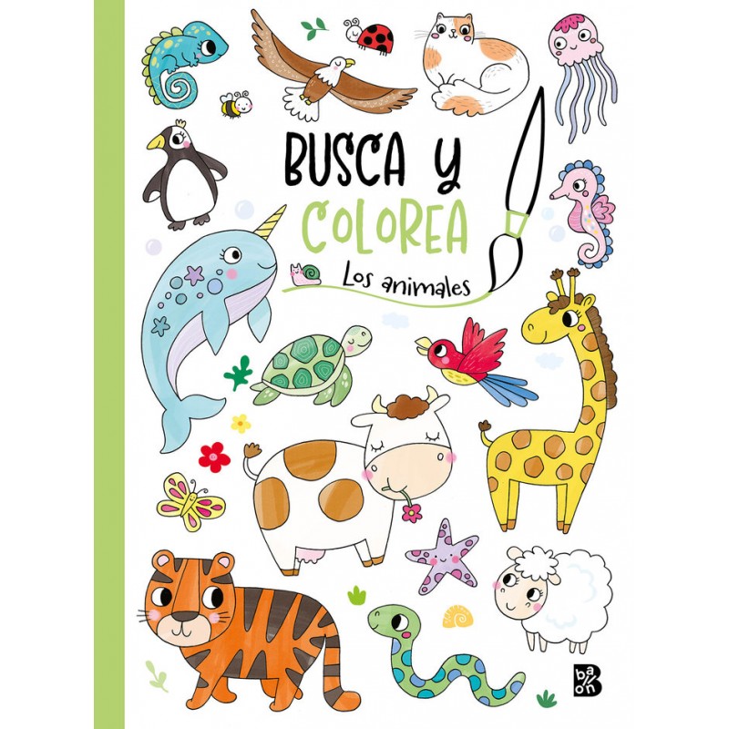 BUSCA Y COLOREA LOS ANIMALES