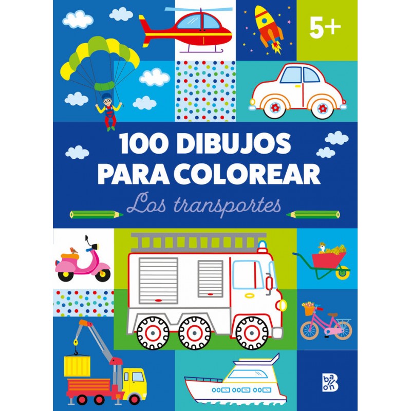 100 DIBUJOS PARA COLOREAR LOS TRANSPORTES