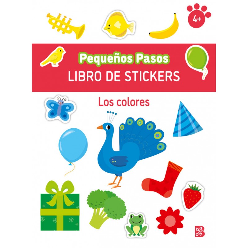 PEQUEÑOS PASOS LIBRO DE STICKERS LOS COLORES