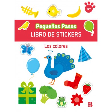 PEQUEÑOS PASOS LIBRO DE STICKERS LOS COLORES
