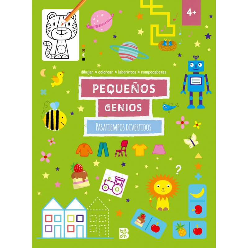 PEQUEÑOS GENIOS PASATIEMPOS DIVERTIDOS +4