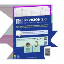 FICHAS REVISION 2.0 A5 CUADRO 5X5 30 FICHAS MORADO 2T
