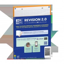 FICHAS REVISION 2.0 A5 CUADRO 5X5 30 FICHAS NARANJA 2T