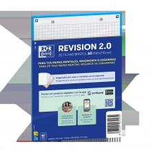 FICHAS REVISION 2.0 A5 CUADRO 5X5 30 FICHAS TURQUESA 2T