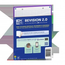 FICHAS REVISION 2.0 A5 CUADRO 5X5 30 FICHAS LILA 2T
