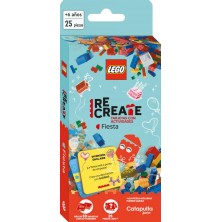LEGO RECREATE FIESTA CONSTRUCCION TARJETAS CON ACTIVIDADES