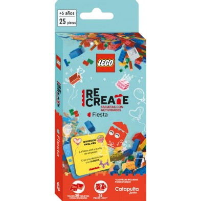 LEGO RECREATE FIESTA CONSTRUCCION TARJETAS CON ACTIVIDADES