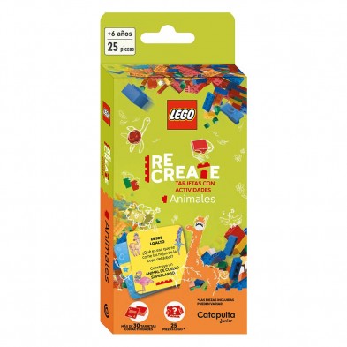 LEGO RECREATE ANIMALES CONSTRUCCION TARJETAS CON ACTIVIDADES
