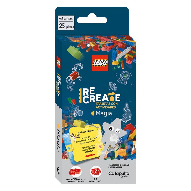 LEGO RECREATE MAGIA CONSTRUCCION TARJETAS CON ACTIVIDADES
