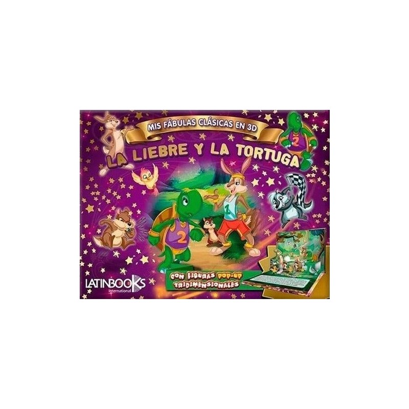 MIS FÁBULAS CLÁSICAS 3D POP UP - LA LIEBRE Y LA TORTUGA