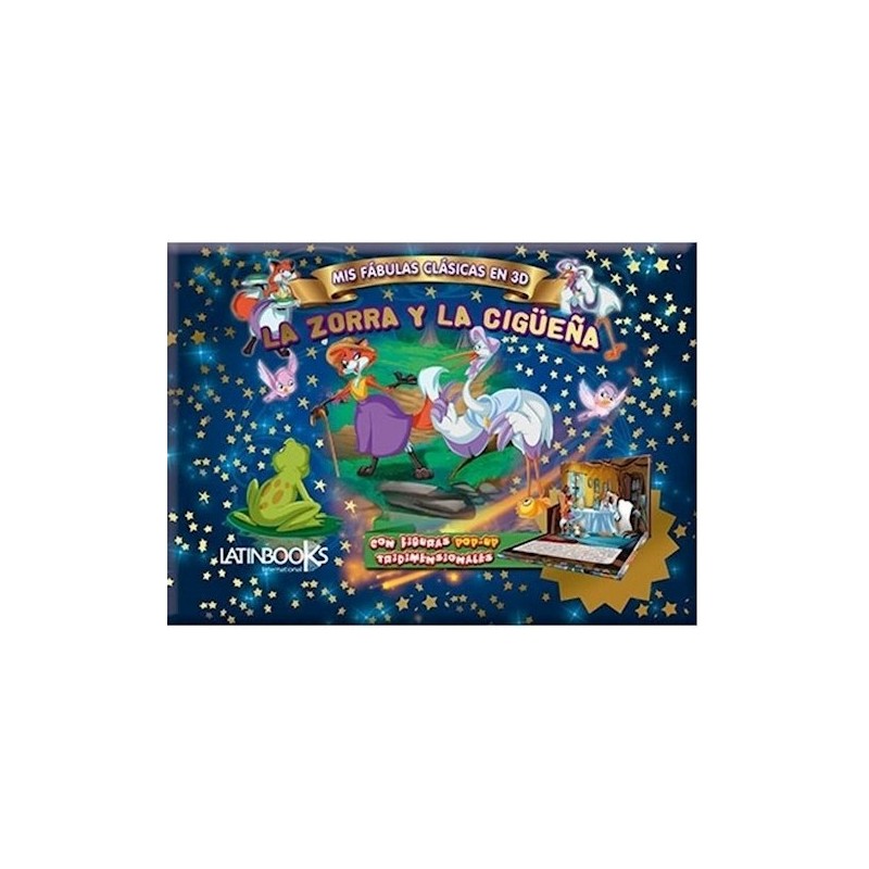 MIS FÁBULAS CLÁSICAS 3D POP UP - LA ZORRA Y LA CIGÜEÑA
