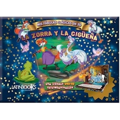 MIS FÁBULAS CLÁSICAS 3D POP UP - LA ZORRA Y LA CIGÜEÑA