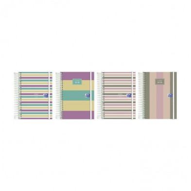 AGENDA ESCOLAR 25-26 COLORBLOCK 8º DIA PAGINA OXFORD