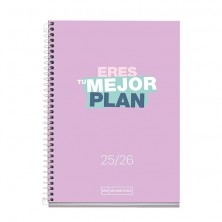 AGENDA ESCOLAR 25-26 8º DP LILA SCHOOL WRITE CARTON FORRADO