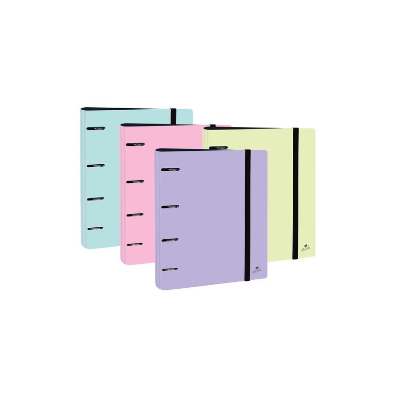 CARPEBLOC MARIOLA POLYFOAM A4 4 an. MIXTAS 40mm SIN RECAMBIO SURTIDO PASTEL (4 col.)