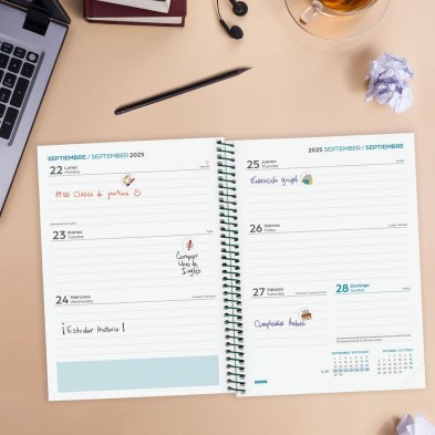 AGENDA ESCOLAR SECUNDARIA CUARTO SVH 25-26 FIORI