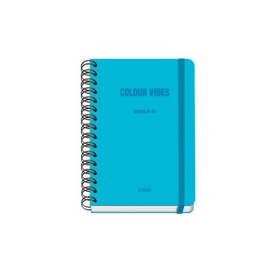 AGENDA A5 ESCOLAR 25-26 S/V COLOR VIBES AZUL