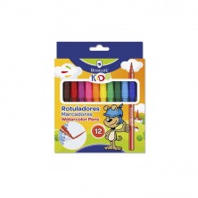 ROTULADORES 12 COLORES BISMARK POESSA