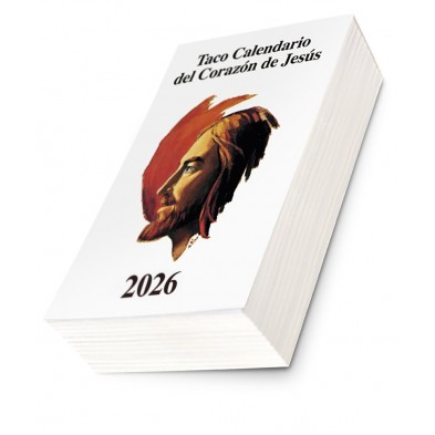 TACO 2026 CALENDARIO DEL CORAZON DE JESUS CLASICO