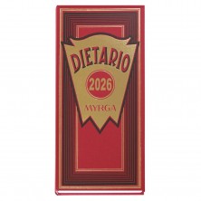 DIETARIO 2026 2/3 DIA PAGINA ROJO