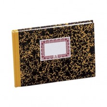 LIBRO CARTONE CUARTO APAISADO CUENTAS CORRIENTES AMARILLO