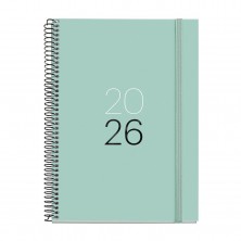 AGENDA ANUAL 2026 ESPIRAL PLUS D/P CALM AQUA