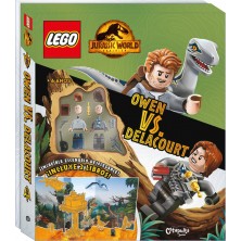 LEGO JURASSIC WORLD OWEN VS DELACOURT