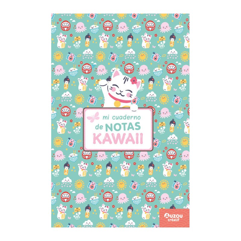MI CUADERNO DE NOTAS KAWAII