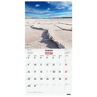 CALENDARIO (2026) FINOCAM PARED IMAGENES MENSUAL PARA ESCRIBIR 300x300 NATURALEZA IMPACTANTE