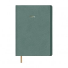 AGENDA ANUAL (2026) DOHE HANOI COSIDA tapa EXTRA POLIPIEL 140x200 D/P VERDE